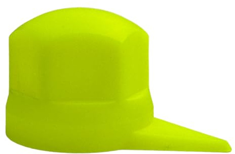 MelTruck Radmutterkappen mit Positionsanzeige Ø32 mm Schutz Abdeckung für LKW Schrauben (20, Neon Gelb, Höhe - 41 mm)