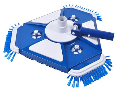 perfk Aspirapolvere per Piscina, Aspirapolvere Triangolare per Piscina con 3 Lati per carichi Pesanti, Piscina ponderata, Spazzola Triangolare ponderata per