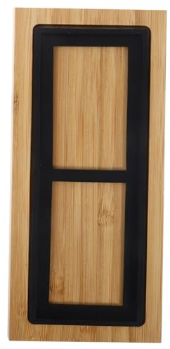 KONTONTY Soporte para Piedra de Afilar de Madera Silicona Antideslizante, Base Sencilla para Cocina, Superficie Lisa y Práctica Hogar
