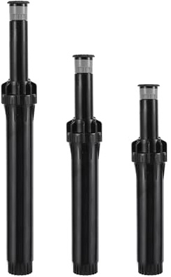 EuZhOuDEQiNg Irrigatore a Scomparsa da 0°~360°, Filettatura Maschio da 1/2, irrigatore interrato Regolabile for irrigazione da Giardino, Agricoltura, Prato(12.5cm)