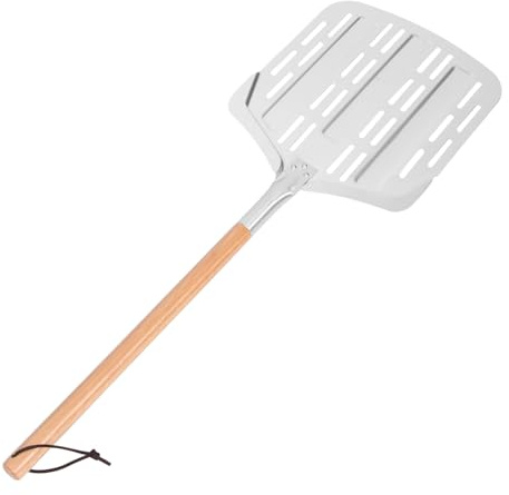SOLUSTRE Hangable Pizza Slider Aluminum Pizza Peel Food Scoop French Fries Scoop Restaurant Kitchen Tool