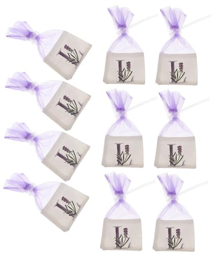 Ciieeo 10pezzi Bustine Di Organza Trasparente Vuote Per Lavanda e Erbe Aromatiche Per Armadi e Cassetti Rinfrescano Borse e Auto Per Profumazione Fai Da Te