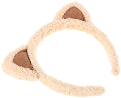 COLLBATH Band Kattöron Hårband för Kvinnor Fluffigt Kawaii Spa Huvudband för Ansiktsrengöring Hudvård Mångsidigt Djuröronaccessoar för Fest