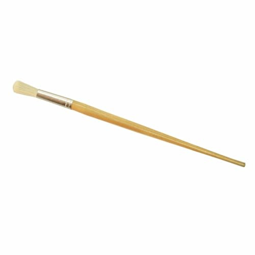 Pincel - pincel de cabo redondo número 16, ideal para detalles precisos en pintura, fabricado con cerdas de alta calidad y durabilidad.