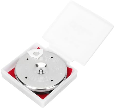 HIAKDOFT Pitch pfeife Stimmgerät Tuner für Violine Gitarre Erhu Präziser Rundtuner für Streich Zupfinstrumente Flexibles Robustes Instrumenten tuning tool für Musiker und Sänger
