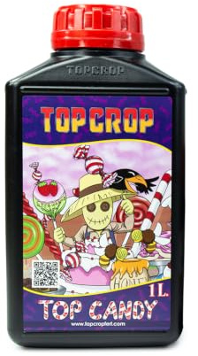 Top Candy 1 L – Fertilizante Orgánico Líquido para Floración, Mejora Aroma, Sabor y Desarrollo de Flores (1 Litros)