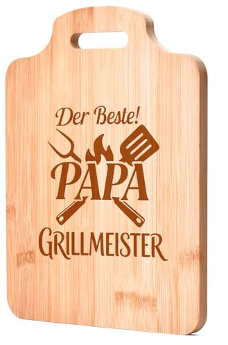 Vatertagsgeschenk für Papa,Bambus Küchenbrett,Geschenk Vatertag für Papa