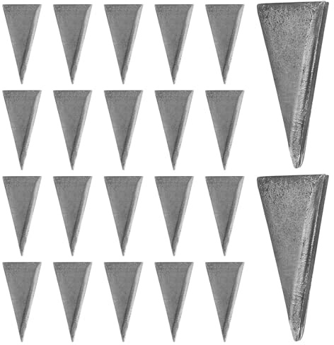 HAKIDZEL Cales pour Poignée, Coin Robuste en Acier au Carbone, 20 Pièces, pour Marteau et Axe, Fournitures D'installation de Manutention, Renforcement Solide