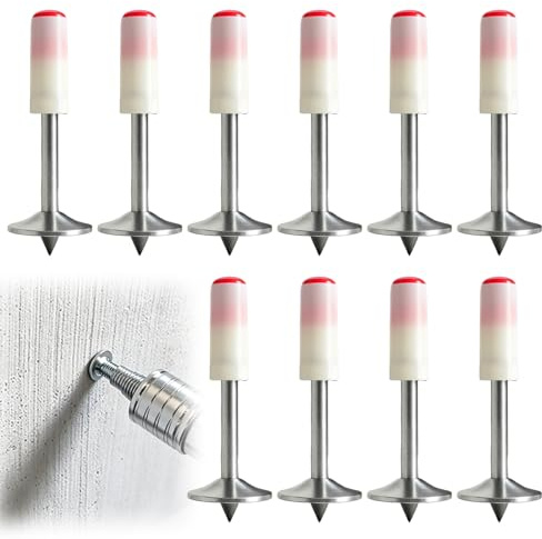 110 unidades de Clavos para Pistola de Impacto, 7,3 mm Mini Clavos para Clavadora, Clavos para Hormigón y Tejas, Compatibles con Pistola de Clavos Manual y Eléctrica (110)