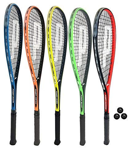 Prince Power Squash Racket inc Full Length Cover & 3 Balls ( Choice of Warrior, Beast, Rebel, Vortex and Shark)