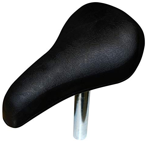 cyclingcolors Sella Comfort Schiuma Bimbo Bambino Ciclo Tubo CANOTTO 22MM Rigida BMX 10-20 (Nero)