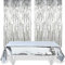 Lametta Vorhang Silber,Glitzer Vorhänge 2 Stück +Silber Tischdecke 1 Stück,Silber Party Vorhänge für Hochzeit JGA Geburtstag Bühne Halloween Weihnachten Decor