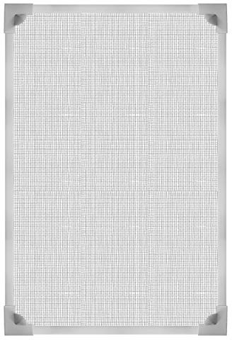 PALMAT – Einstellbares magnetisches Insektenschutzgitter - Fliegengitter DIY, Einfache Installation, Für viele Fenster, Hält Fliegen fern, Mit farbigem Rahmen, Schwarzem Netz (100 X 120 cm, Weiß)
