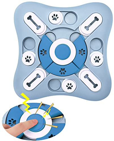 KPFIGHT Juguetes Inteligencia Perros Juguetes para Perros Rompecabezas para Perros Dispensador Interactivo de Recompensas Juego Perro Inteligencia Juegos para Perros para la Mayoría de Los Perros