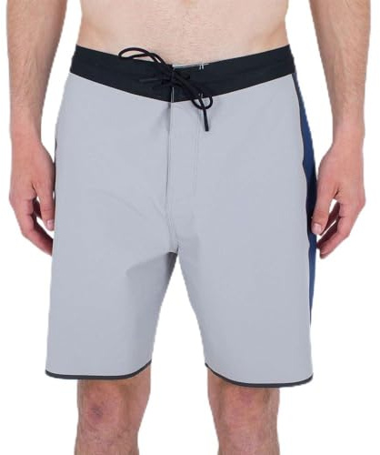 Hurley Boardshort herr - Phantom + Sidewinder säkring 45,72 cm, Lt Stone Grå, 5 SE