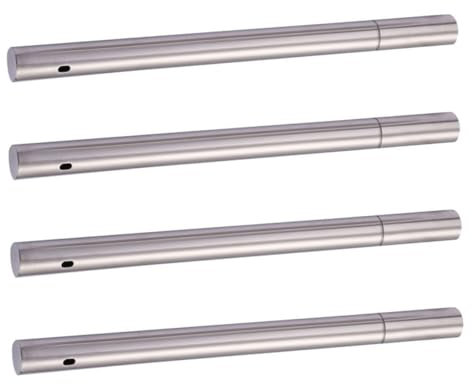 Sosoport 4piezas De Acero Inoxidable para Barbacoa Organizador De Almacenamiento Cubo para Brochetas De Barbacoa para Picnic Jardín