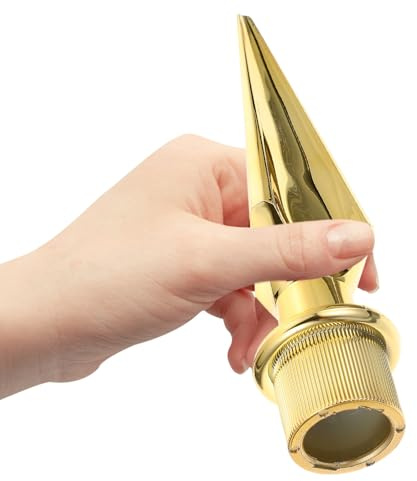 Milisten Ornement de Hampe Plastique Durable pour Mât Intérieur Pointe Résistante Aux Intempéries Décoration de Drapeaux pour Salle de Conférence Remplacement Pratique