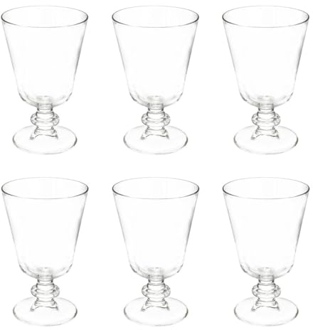 Paris Prix Secret de Gourmet - Lot de 6 Verres à Vin Elena 28cl Transparent