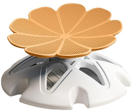 DimyFew Chaise Pivotante Enfant Rotative Sensationnelle Tabouret Sensoriel pour Vestibulaire et Amélioration Équilibre Adaptée Aux Enfants Jeux Éd, Orange