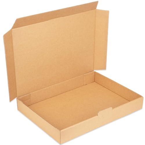 Kartonpirat 100 Maxibriefkartons 350 x 250 x 50 mm braun DIN A4 B4 Versandkarton MB-5 Maxibrief bis 2 kg Warensendung Büchersendung Karton stabil Post DHL Versandschachtel Faltschachtel (100 Stück)