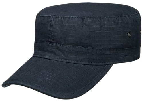Lipodo Army Cap Damen/Herren - Cap aus 100% Baumwolle - Schirmmütze Einheitsgröße (55-61 cm) - Armycap Blau