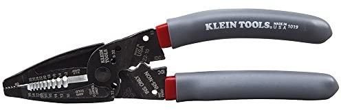 Klein Tools 1019 Klein Kurve Wire Stripper/Crimper/Cutter for B and IDC Connectors, Made in USA, Terminals, More