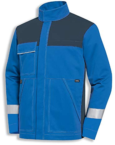 Uvex Multi Function arbetsjacka – flamhämmande bundjacka – blå – Gr 44/46