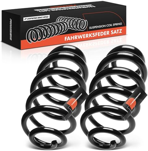 Frankberg 2x Muelles de chasis Muelles de suspensión Compatible con A4 Avant 8E5 A4 Avant 8ED A4 Cabrio 8H7 A4 Cabrio 8HE Replace#