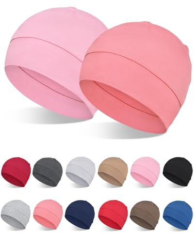 FocusCare Bonnet de Sommeil pour Le Cancer Couvre-Chef en Coton pour Les Femmes souffrant de Perte de Cheveux