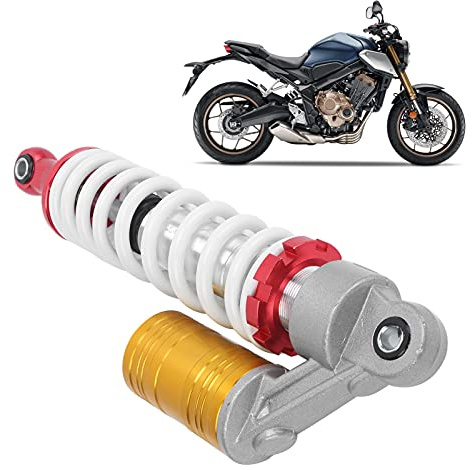 325mm Amortisseur Arrière, Amortisseur universel réglable, Suspension arrière air Pièce de rechange pour VTT Go Kart Quad Dirt Sport Bikes