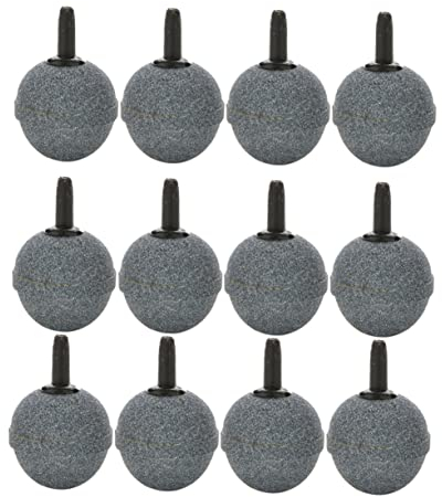 BESPORTBLE 3sets Air Stone 20mm Blase Diffusor Aquarium Sauerstoffversorgung Nicht-Mineral 12 Stücke * 3