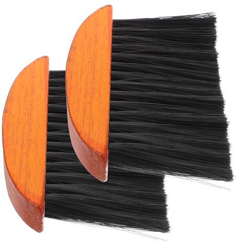 Sosoport Lot De 2 Brosses À Poils Souples avec Manche Ergonomique pour Cheminée Balai À Bois Poêle Banc