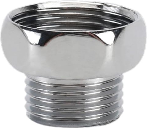 Shower Hose Reducer Adaptor Connection G3/4 Female to G1/2 Male, Chrome for Shower Hose and Tap Connections