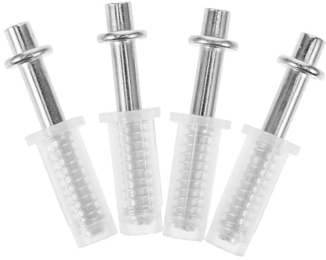 SOPOTUTU 4 pièces Kit de Quincaillerie Robuste pour Porte Placard Double Pliant Pivots Métalliques Supérieurs Résistants et Silencieux Supporte Portes Lourdes Installation Facile