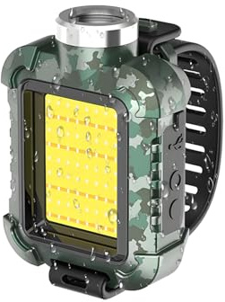 Huayeex Luz Portátil 1000mAh con Correa para Muñeca | Linterna para Residencia Universitaria,Herramienta Recargable Seguridad para Coche Noche Bicicleta Caminar Camping Trabajo Pescar