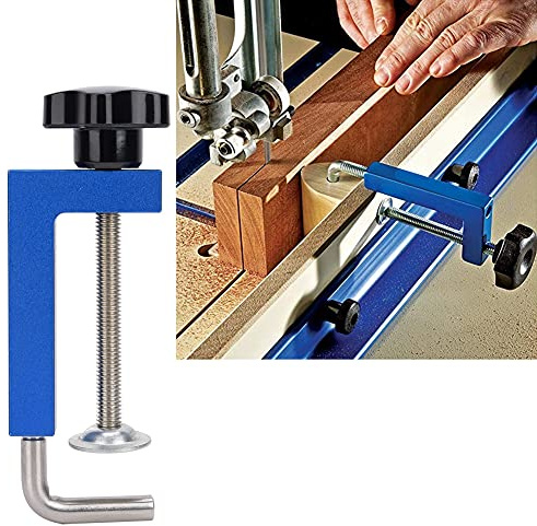 Huairdum Morsetto per la Lavorazione del Legno in Lega di Alluminio, Barra di Serraggio per Recinzione, Strumento Manuale Antiruggine, Superficie Flessibile per l'imballaggio di Mobili per la (100