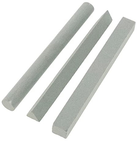 LOVIVER 3er/ Set Wetzstein Schleifstein Abziehstein mit Dreiecke Zylinder Quadrate Design