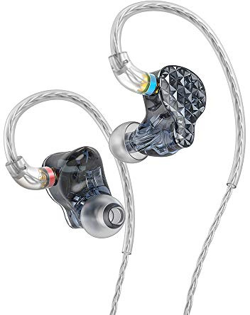 FIIO FA9 - Auricolari in-ear cablati ad alta risoluzione 6BA MMCX per smartphone/PC/laptop/tablet (nero)