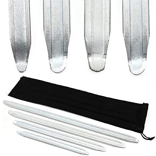 ColdShine Reifen Montierhebel Motorrad Set 4 Teilig Größen 30/40/50/60 cm Montiereisen Satz aus Manganstahl Reifenhebel Reifenentferner Montierstange Reparaturwerkzeuge für Motorrad und Fahrrad