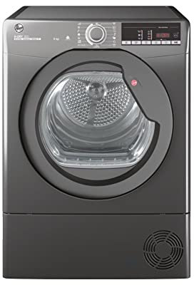 Hoover HLEC8TRGR 8KG Condenser Freestanding Tumble Dryer - Graphite - Sensor Dry -