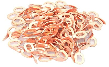 Générique L-MEIQUN 100 pcs Twisted Dent Tirant Anneaux Crochet Rondelle Goujon Kit De Soudage De Voiture Spotter Soudeur Comsommables Accessoires Plié Ovale Pull Pads