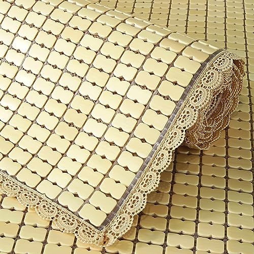 X1NGFU Sommer Schlafmatten Cool BettMatte,Faltbare Bambus-kühlmatratze,Atmungsaktive Mahjong-bambusmatte,Für Einzel-doppelbett-schulfamilie Schlafzimmer,Breite X Länge (60x180cm)