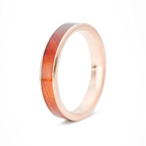 fablano Holzring Roségold, 56 (17.8mm)