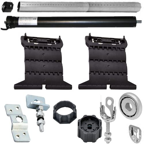 Kit Tapparelle Elettriche con Motore 30Nm / 60 kg | Automazione Tapparella Avvolgibile | Accessori Inclusi | Istruzioni in Italiano | Personalizzabile