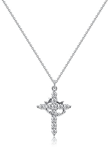 Tewiky Valentine Christian Gift Cross Necklace for women