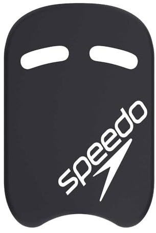 Speedo Kick Board Kickboard für Unisex Erwachsene, Schwarz/Weiß, One Size