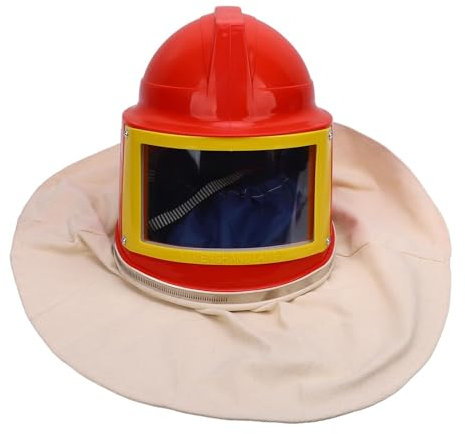 Sandblastenhelm mit Schulterschutz, Doppelschichten -Objektiv, für Harte Konstruktionen, Schützen von Bedienungskleidung, Verstellbare Lufteinlassfestigkeit