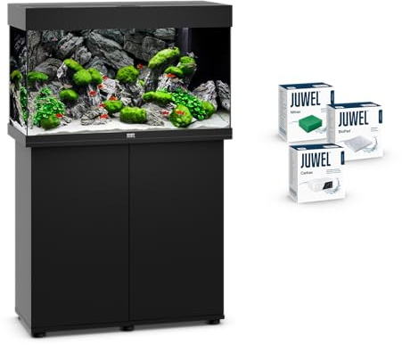 JUWEL Aquarium Rio 125 Kombination schwarz Premium-Bundle