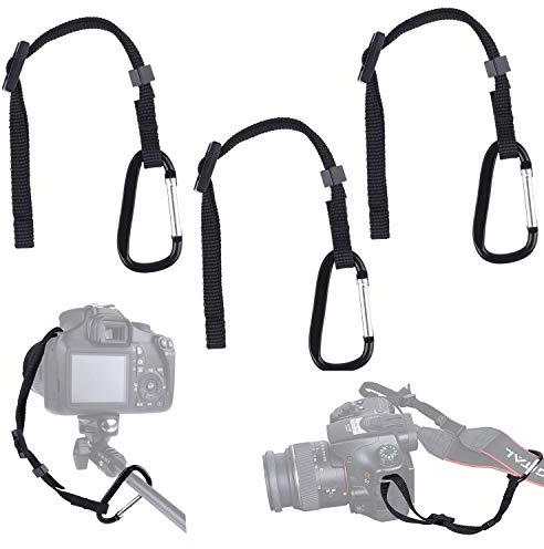 CAMKIX Tether with Caribiner for Cameras