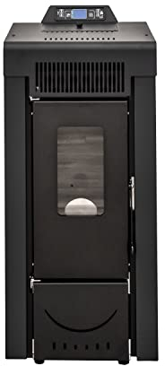 STUFE A PELLET ITALIA Niagara 9 KW WiFi - Pelletöfen Effizienz 91% Heizt 80m² Autonomie 21 Std Programmierbar WiFi-Steuerung 5 Geschwindigkeiten und Kräfte 24 Monate Garantie Schwarz